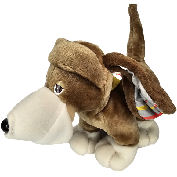 Tonka Pooch Patrol Super Hero Dogs Plush Toy Figure Rare Vintage 1991 Red Yellow - Picture 1 of 8